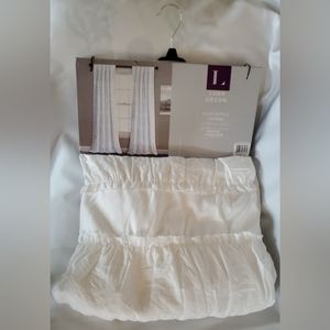 Lush Decor Nova Ruffle Window Panels